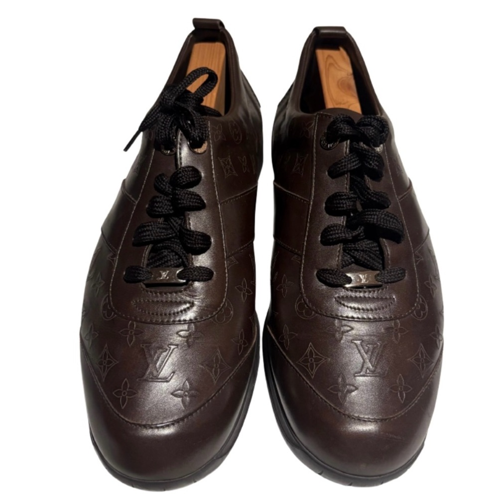 Louis Vuitton Dark Brown Monogram Oxfords